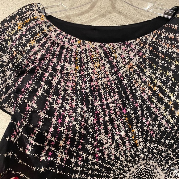 Ali Ro Celestial Star Print Dress Size Small EUC - Picture 3 of 5